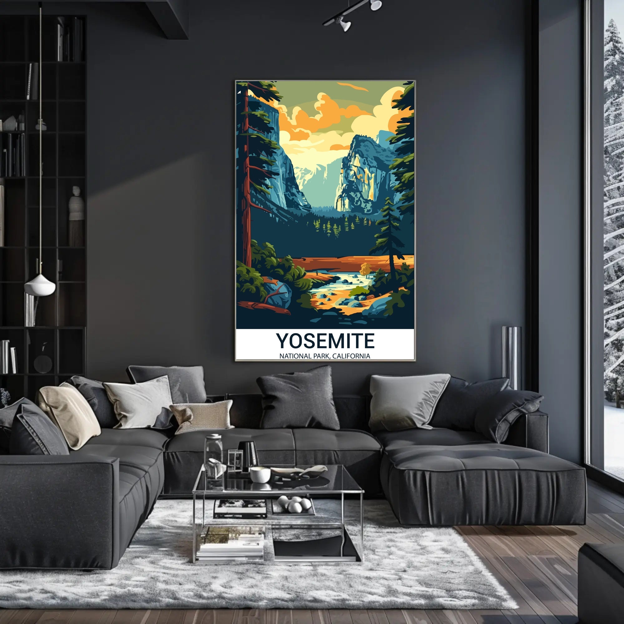 Yosemite's Majestic View National Park Poster