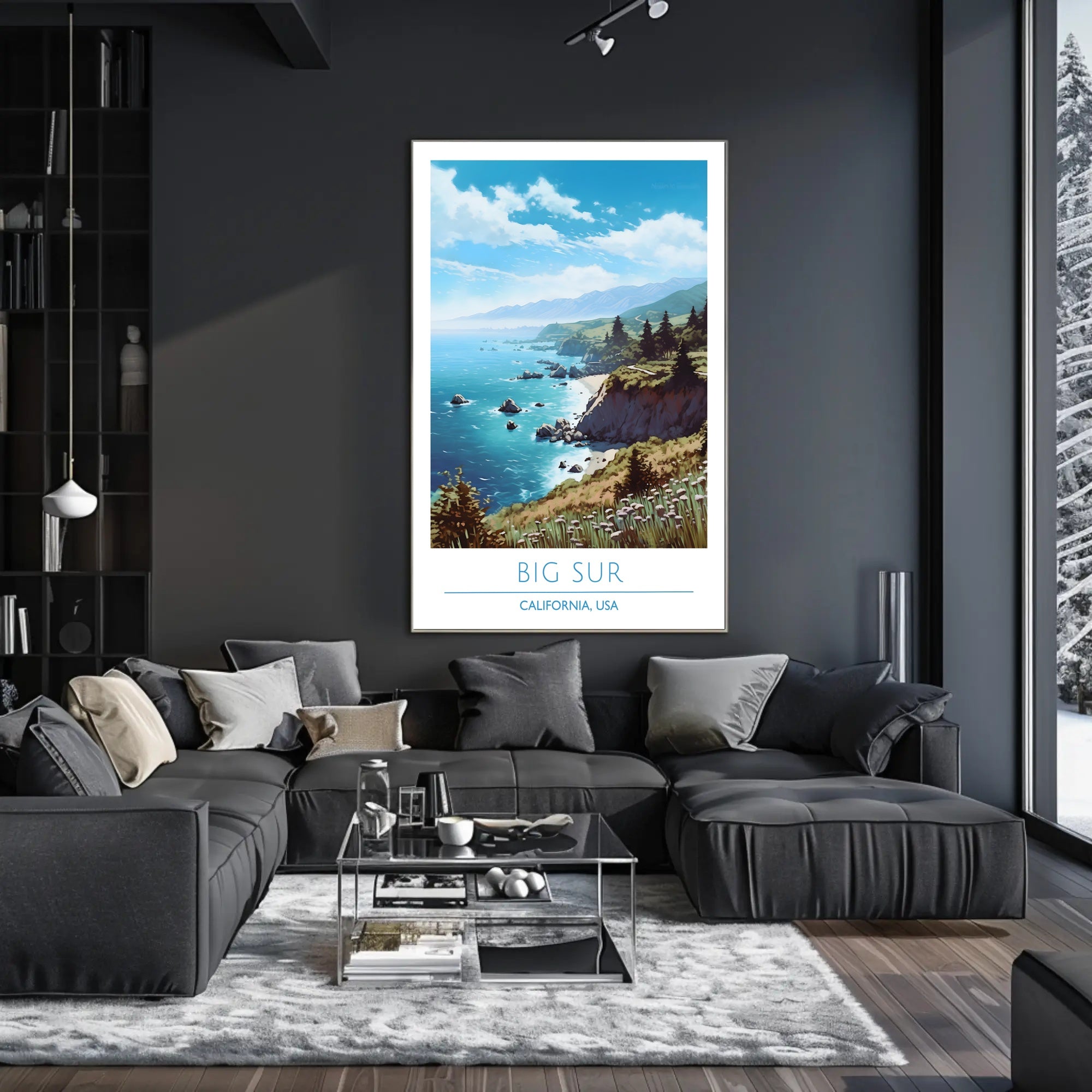 Big Sur Scenic Poster
