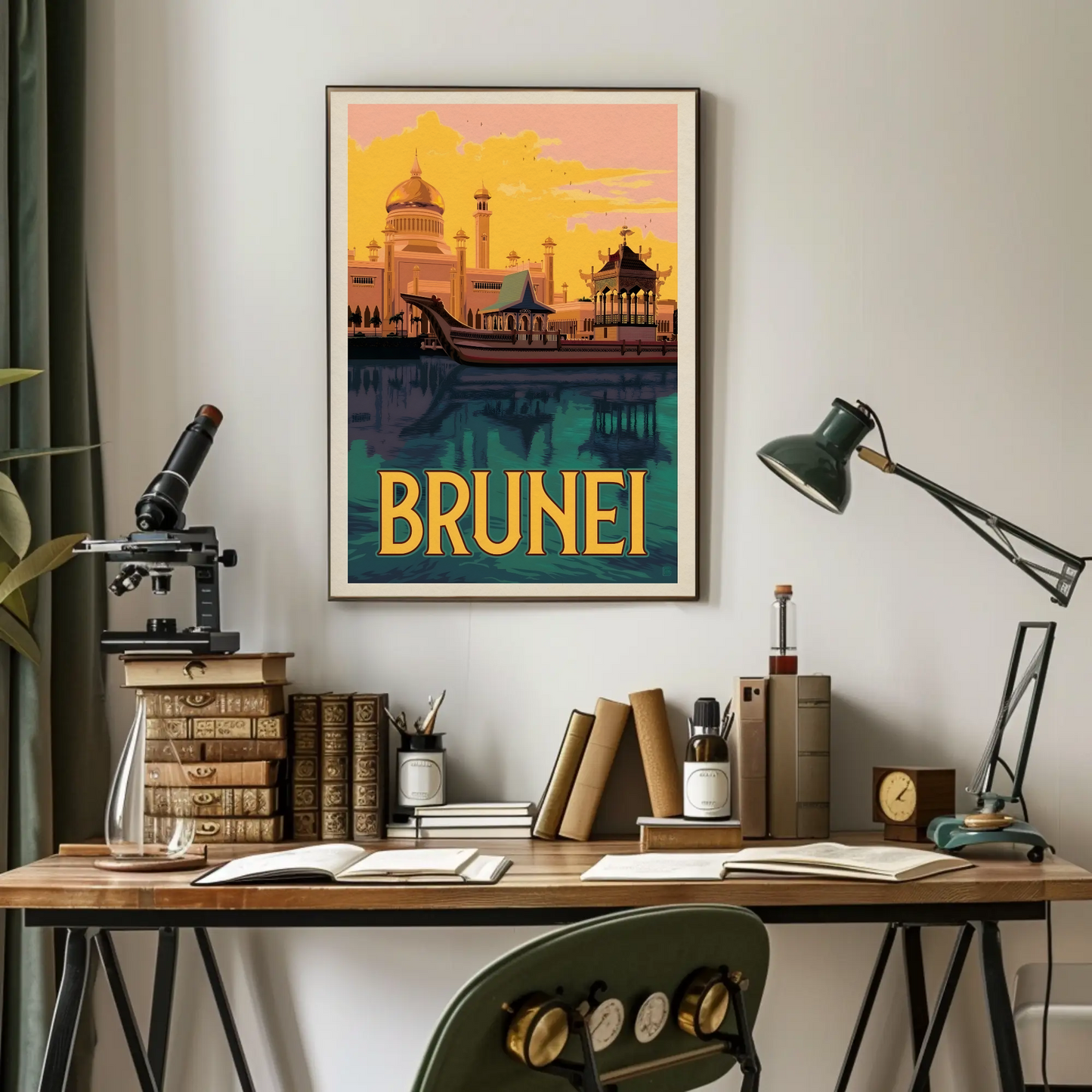 Vintage Poster Brunei