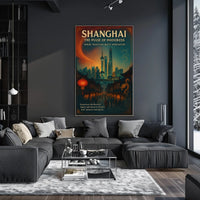 Shanghai The Pulse of Progress Poster