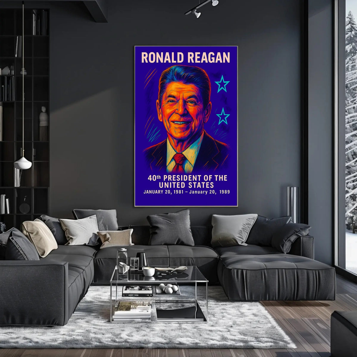 Ronald Reagan 40th President Poster