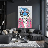 The Stylish Tiger Poster