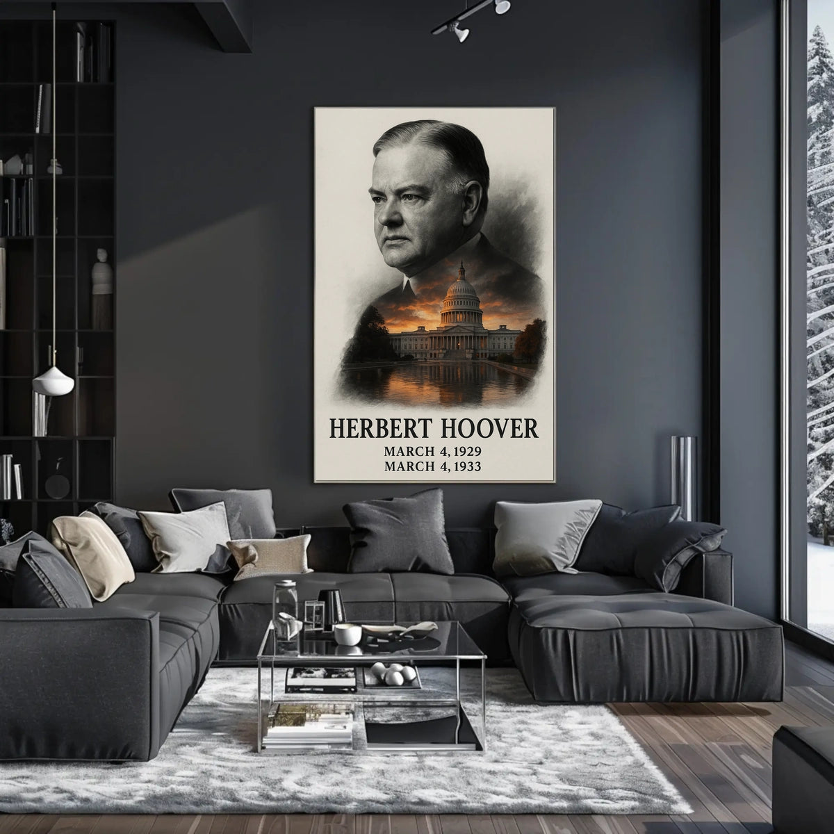 Herbert Hoover 31st President of the United States Reflections Poster