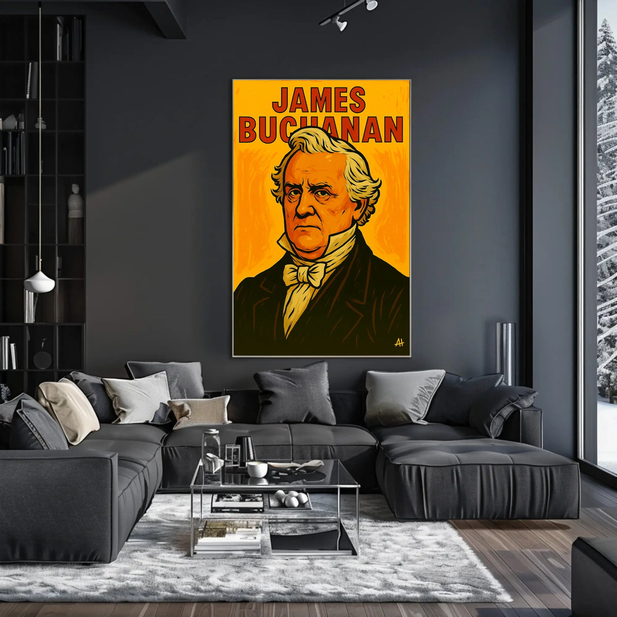 James Buchanan Scenic Portrait Heritage Decor Lovers Wanderlust Global Travel Inspired Poster
