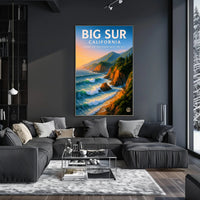 Big Sur - Where the Mountains Meet the Sea Poster PosterGoat