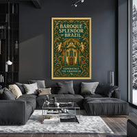 Baroque Splendor of Brazil Poster