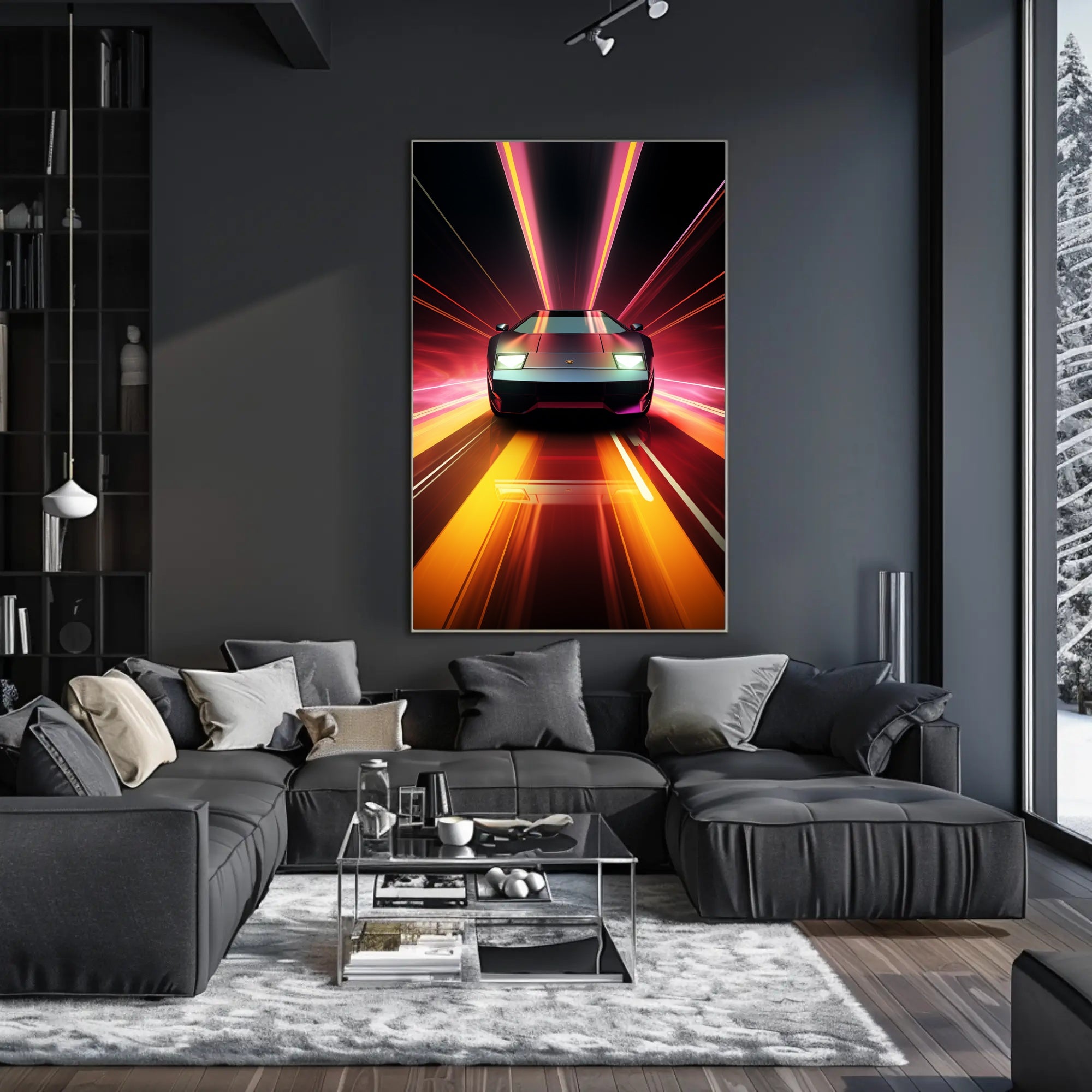 Futuristic Speed Poster PosterGoat