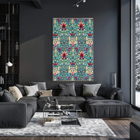 Victorian Floral Elegance: Abstract or Artistic Poster