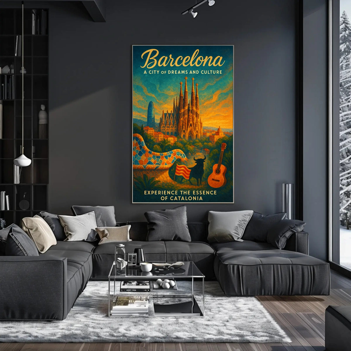 Barcelona A City of Dreams and Culture Poster