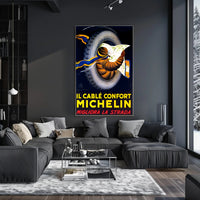 Michelin Tire Advertisement Poster