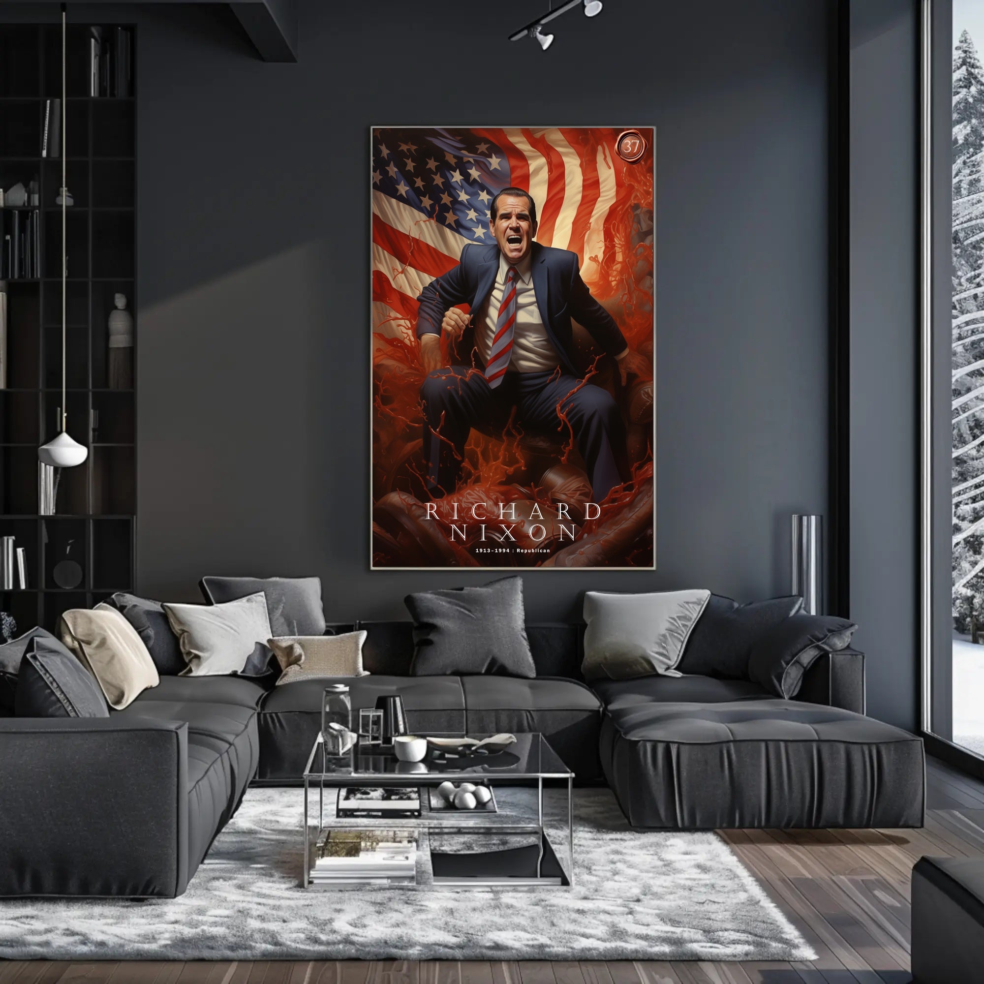 Richard Nixon: A Political Legacy Poster