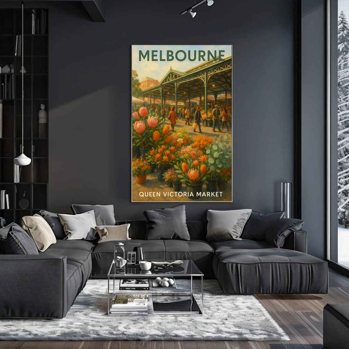 Queen Victoria Market Melbourne Poster