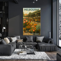 Queen Victoria Market Melbourne Poster