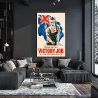 Victory Job Recruitment Poster PosterGoat