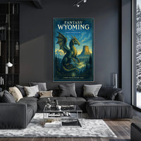 Fantasy Wyoming Poster PosterGoat