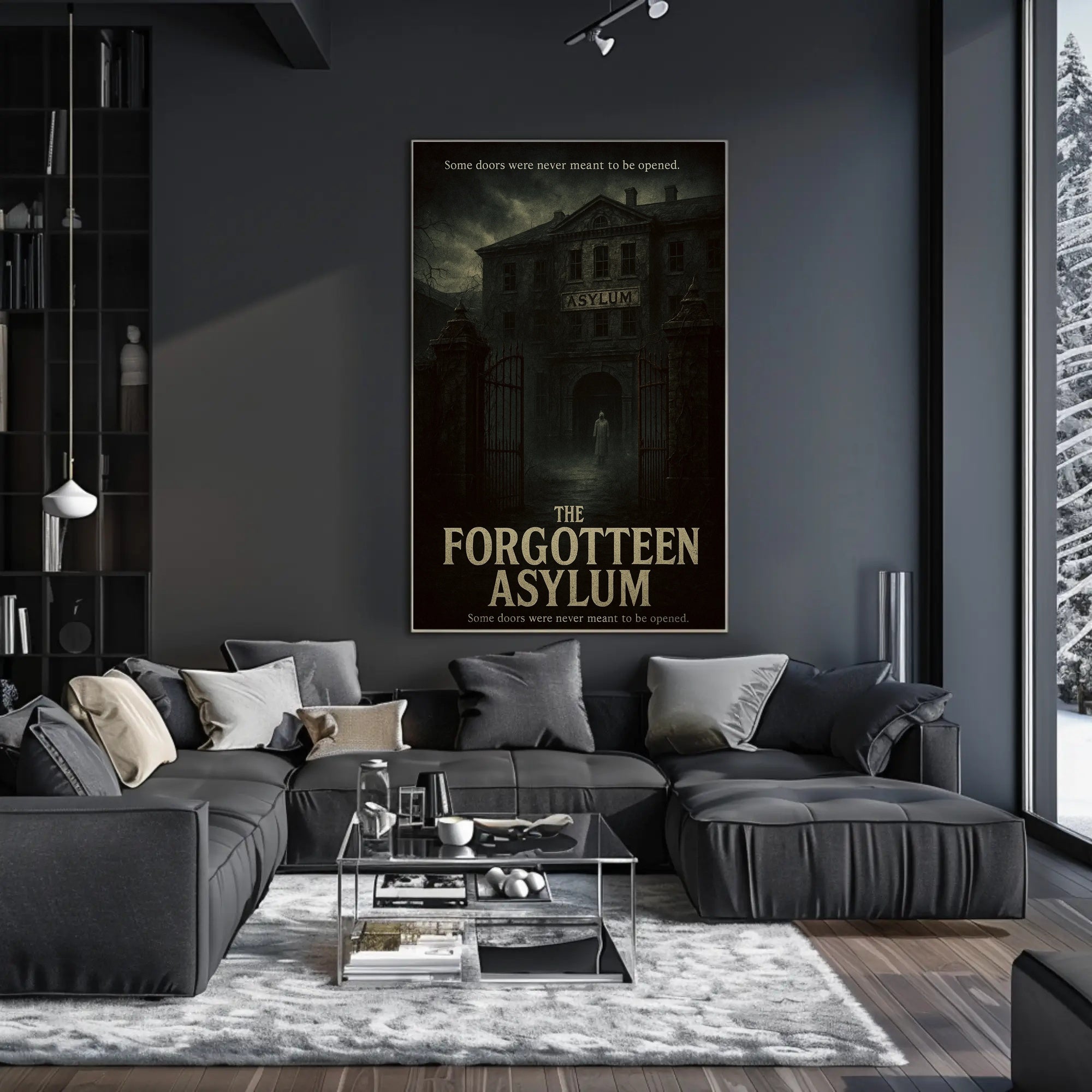 The Forgotten Asylum Eerie Atmosphere Historical or Presidential Poster