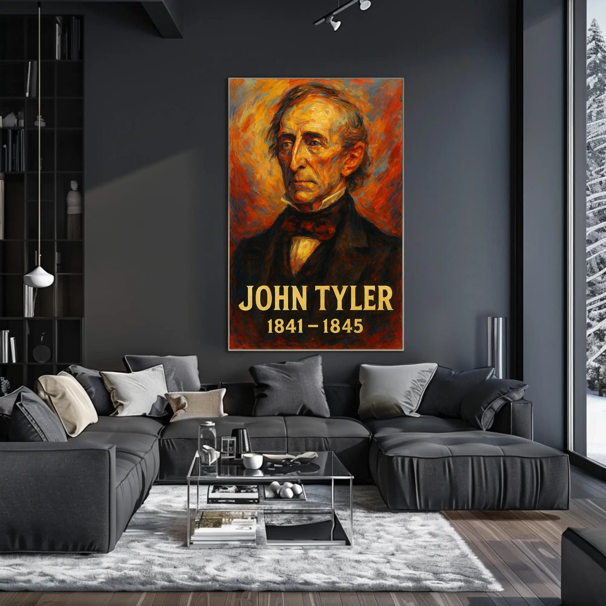 John Tyler Presidential Term 1841-1845 Poster