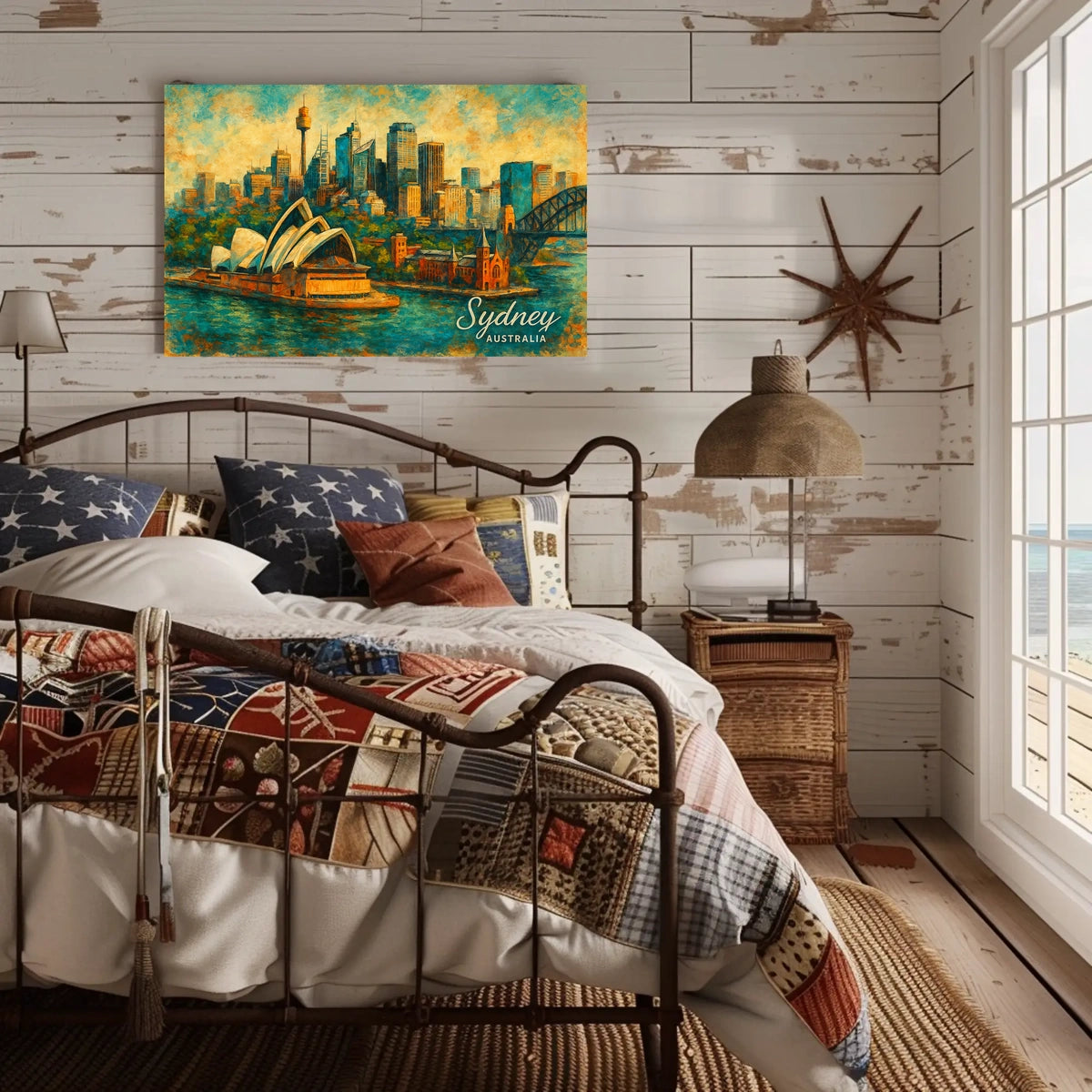 Sydney Skyline Art Poster