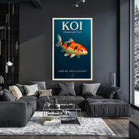 Koi Ornamental Fish Poster PosterGoat