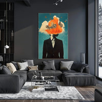 Surreal Transformation Poster Abstract Dream Wall Art