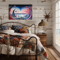 Surreal Cosmic Seascape Abstract or Artistic Poster