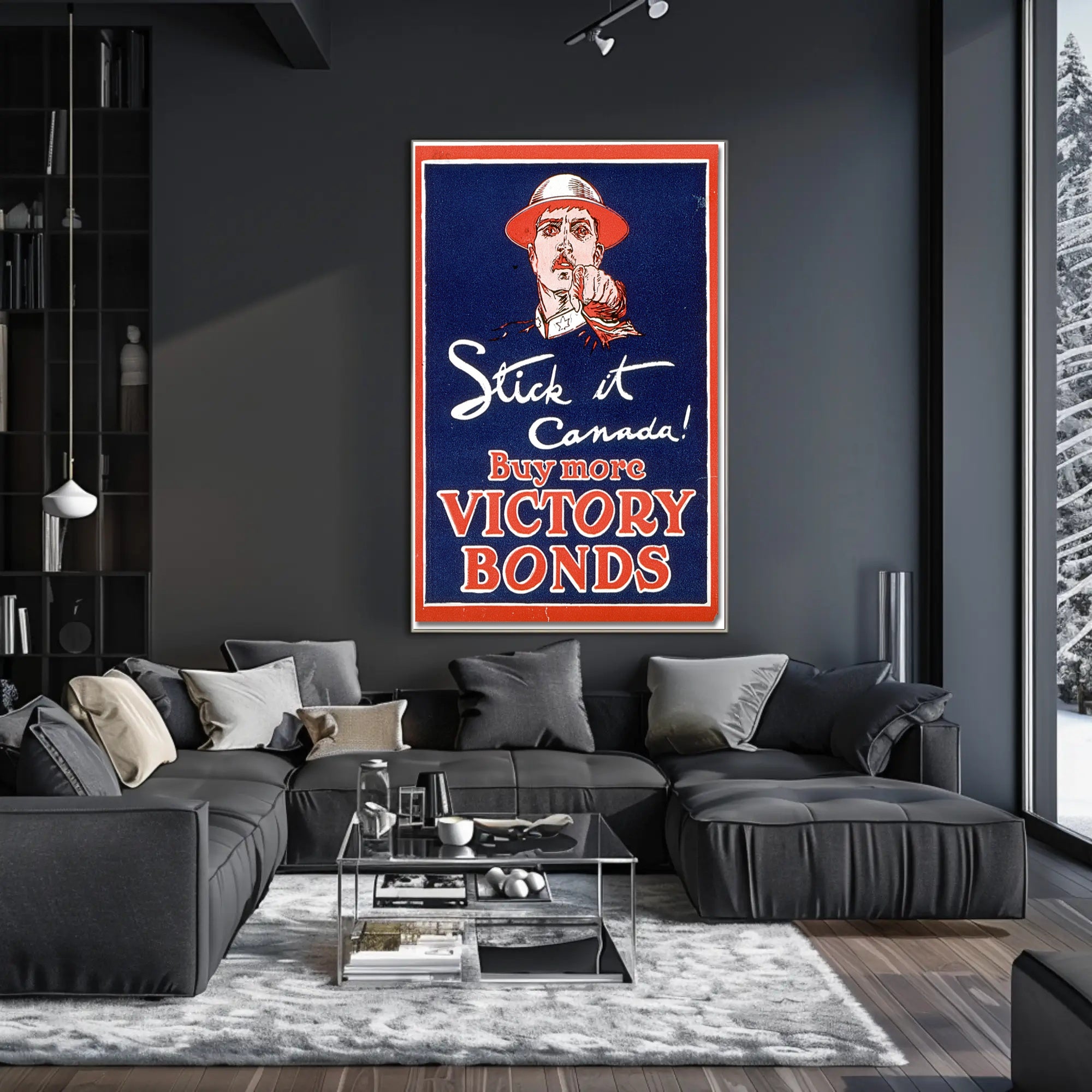 Victory Bonds Vintage Propaganda Poster