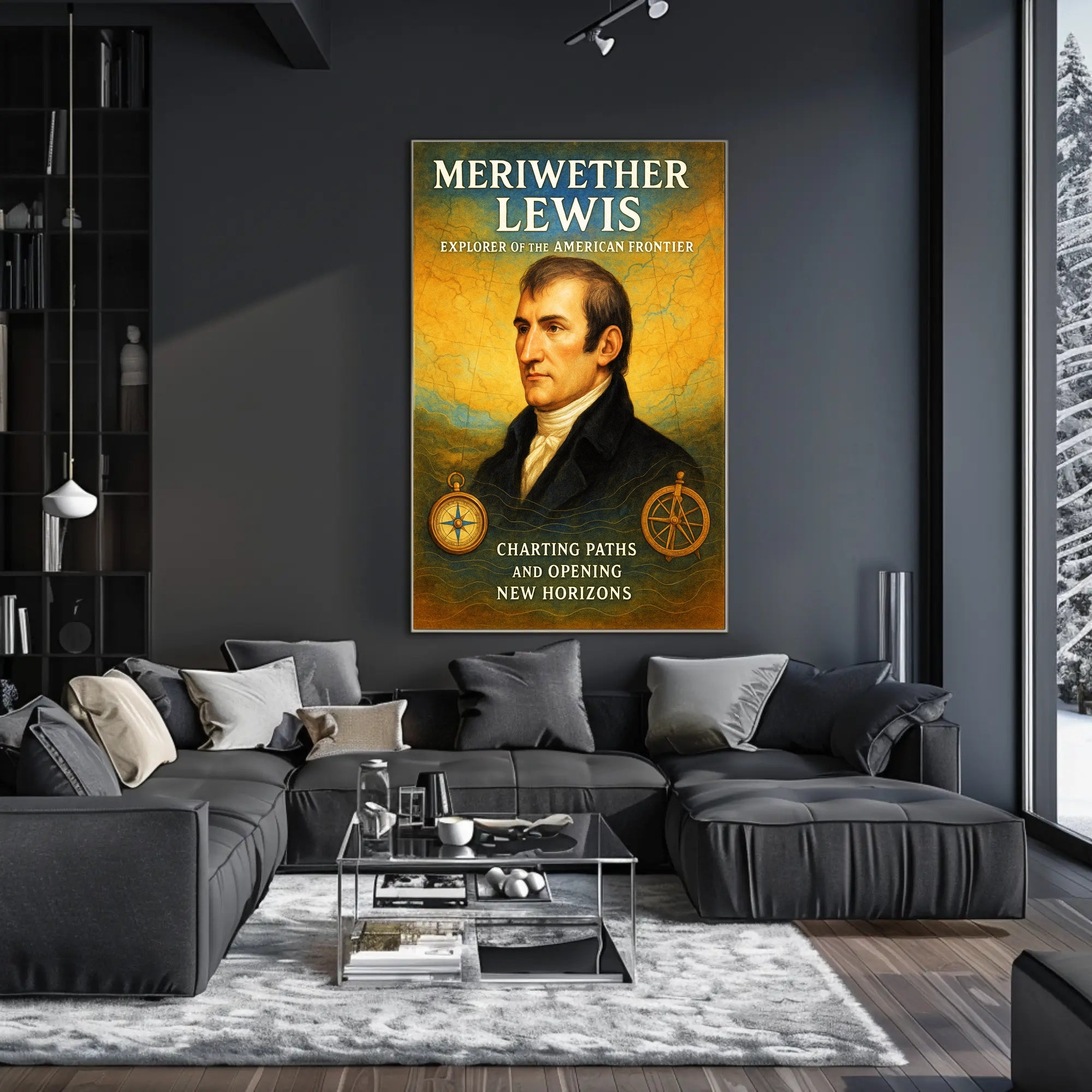 Meriwether Lewis - Explorer of the American Frontier Poster PosterGoat