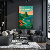 National Park Coastal Adventure Poster