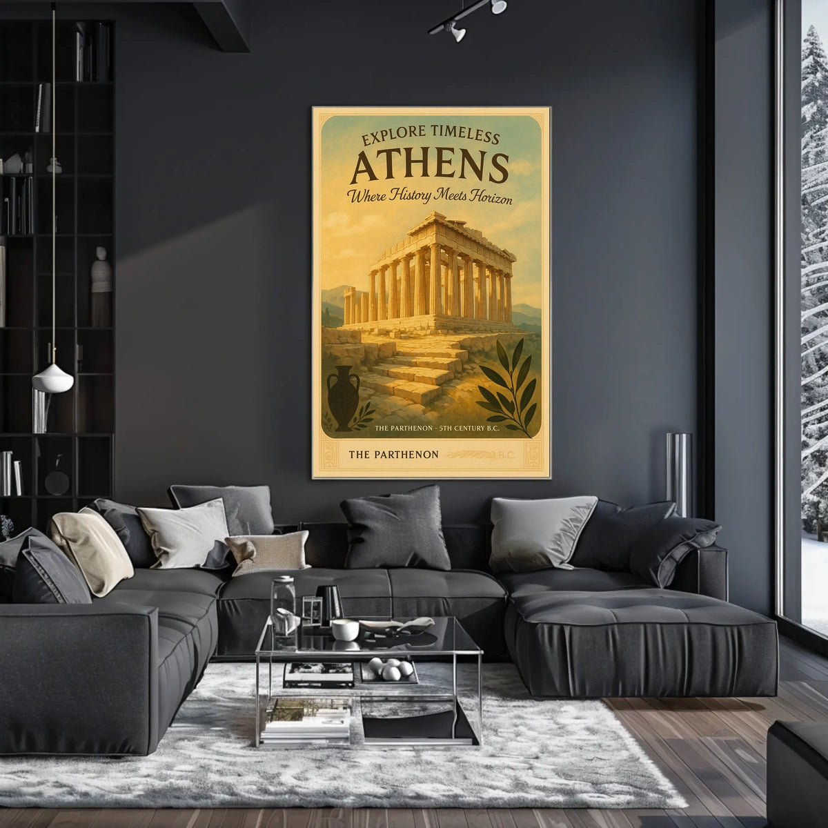 Explore Timeless Athens Poster