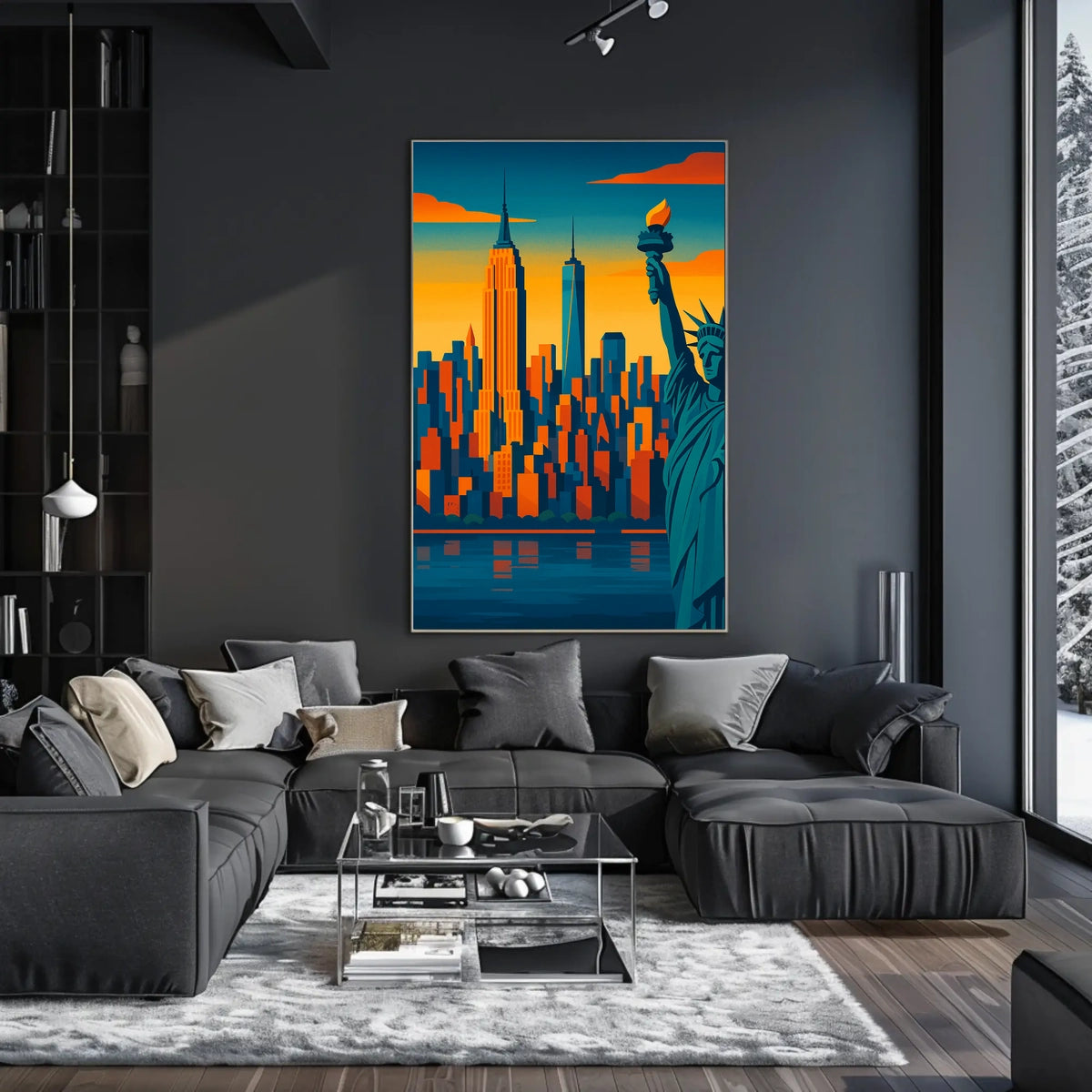 Iconic New York Skyline Poster