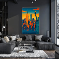 Iconic New York Skyline Poster