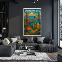Vibrant San Francisco Poster
