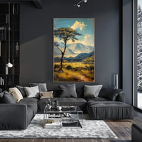 Vintage Architectural Landmarks Art Deco Poster