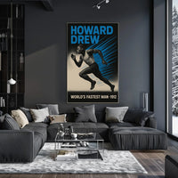 Howard Drew WorldS Fastest Man Poster