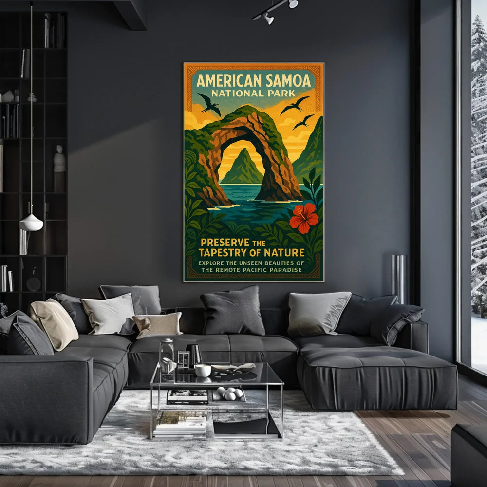 Explore the Unseen Pacific Paradise Travel Poster
