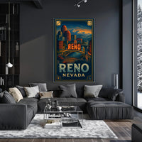 Discover Reno, Nevada Poster