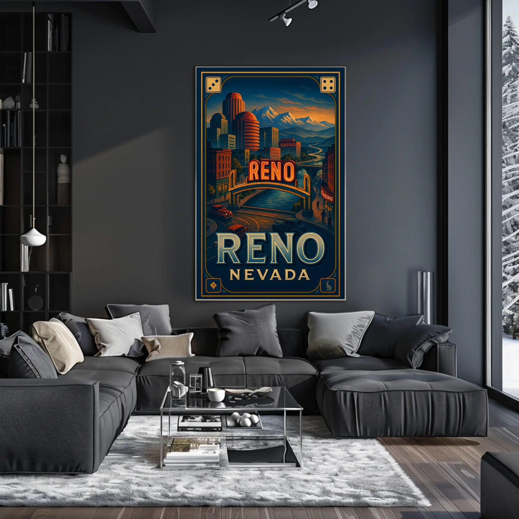 Discover Reno, Nevada Poster