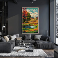 Nebraska Landscape Poster