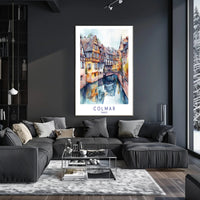Colmar's Canal Charm Poster PosterGoat