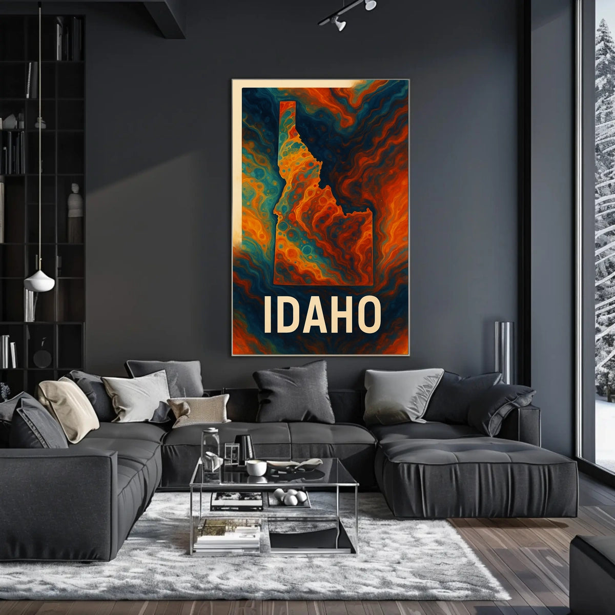Idaho A Vivid Exploration Poster
