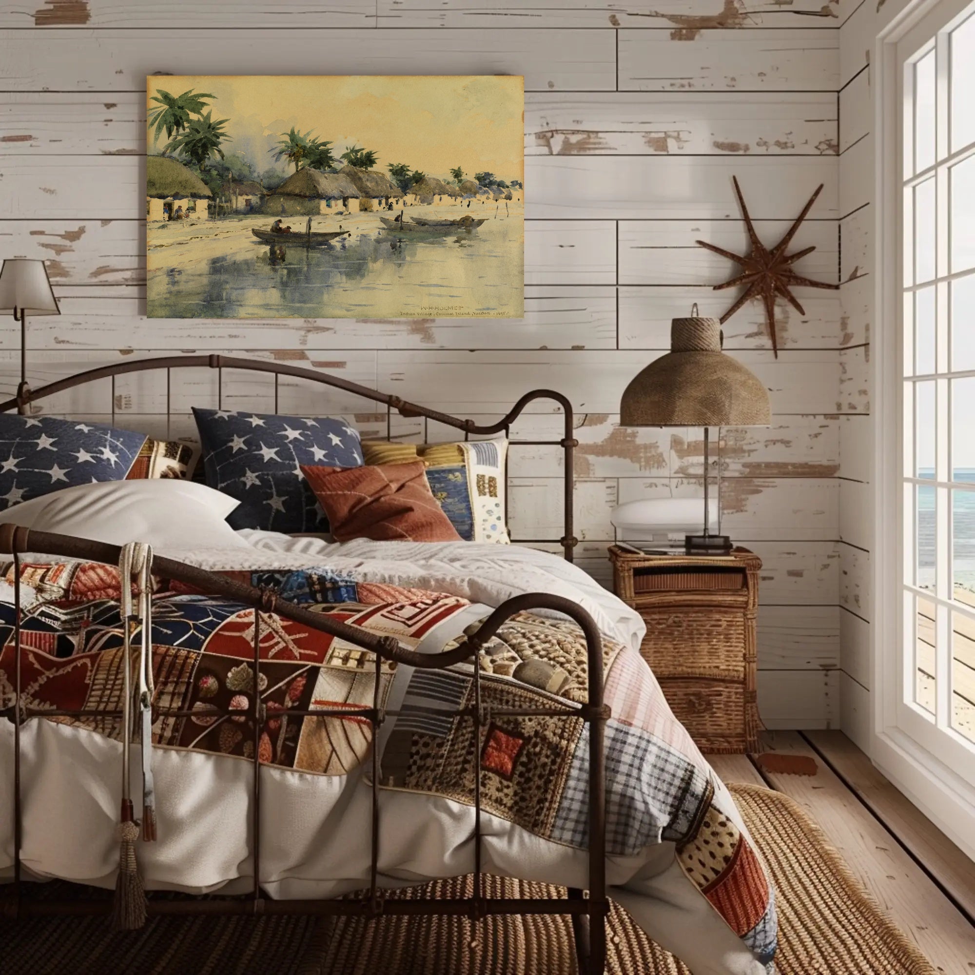 Indian Village, Cozumel Island Poster