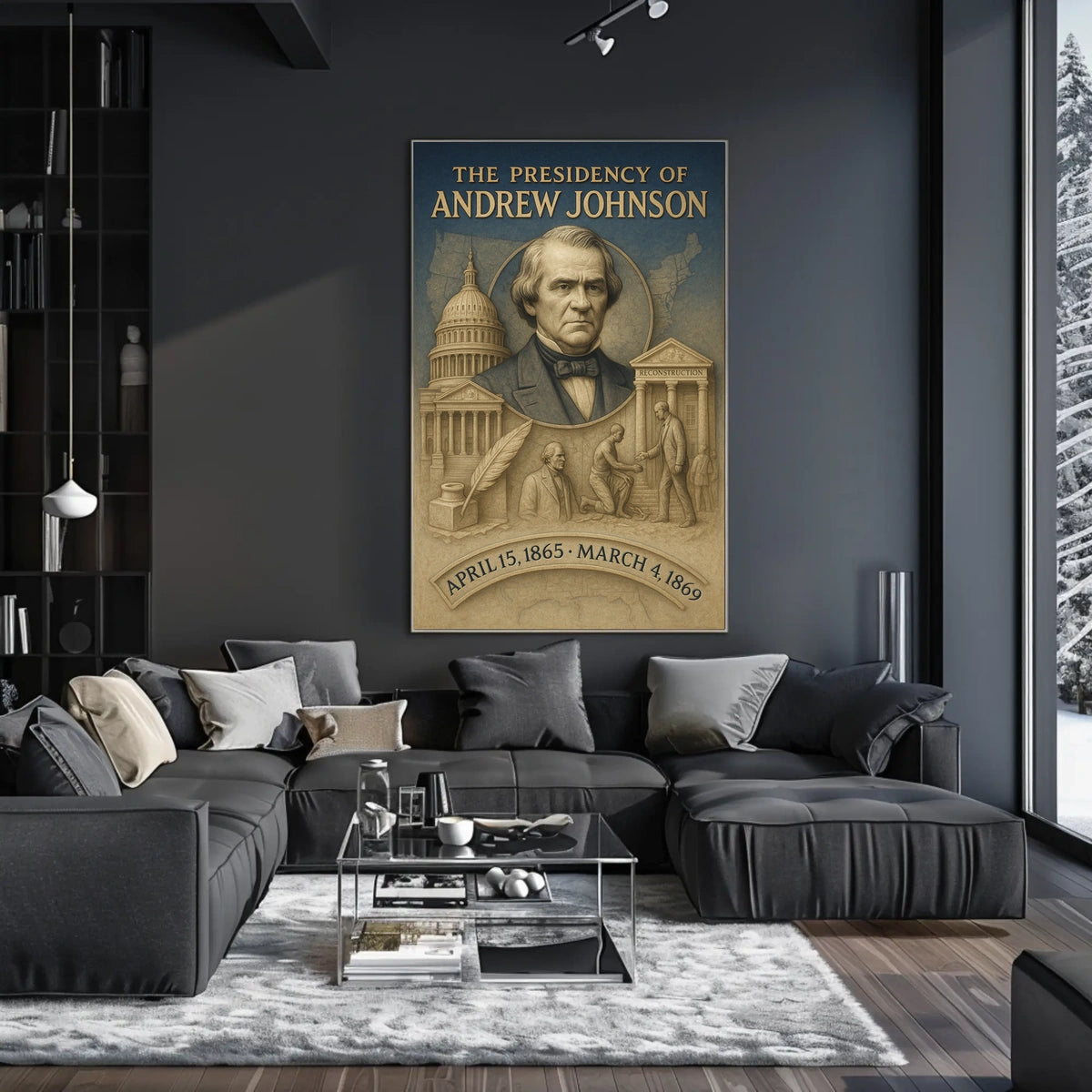 Andrew Johnson 17th President Poster