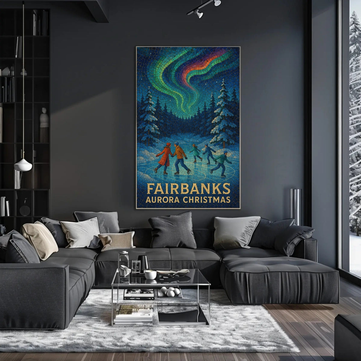 Fairbanks Aurora Poster