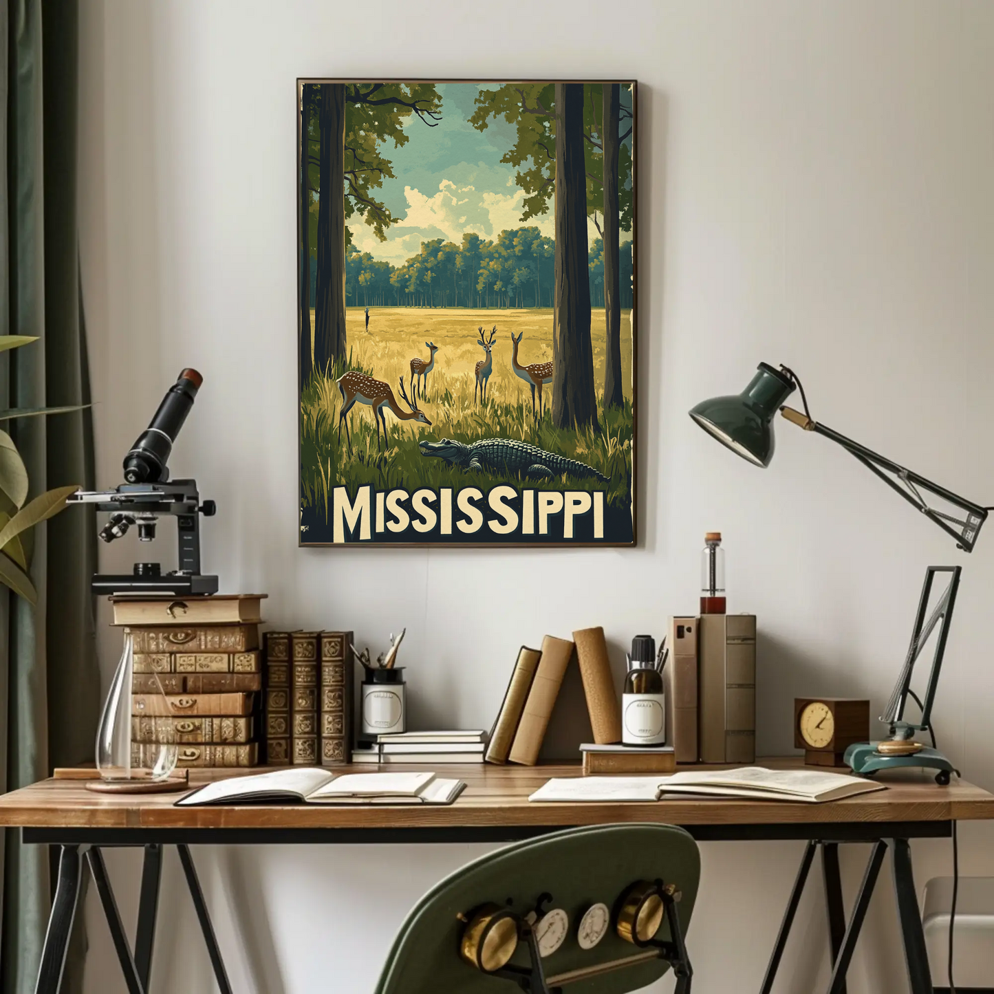 Mississippi Nature and Wildlife Poster