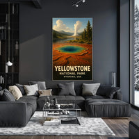 Yellowstone National Park Iconic Scenic Wilderness Inspired Nature Lovers Dream Poster