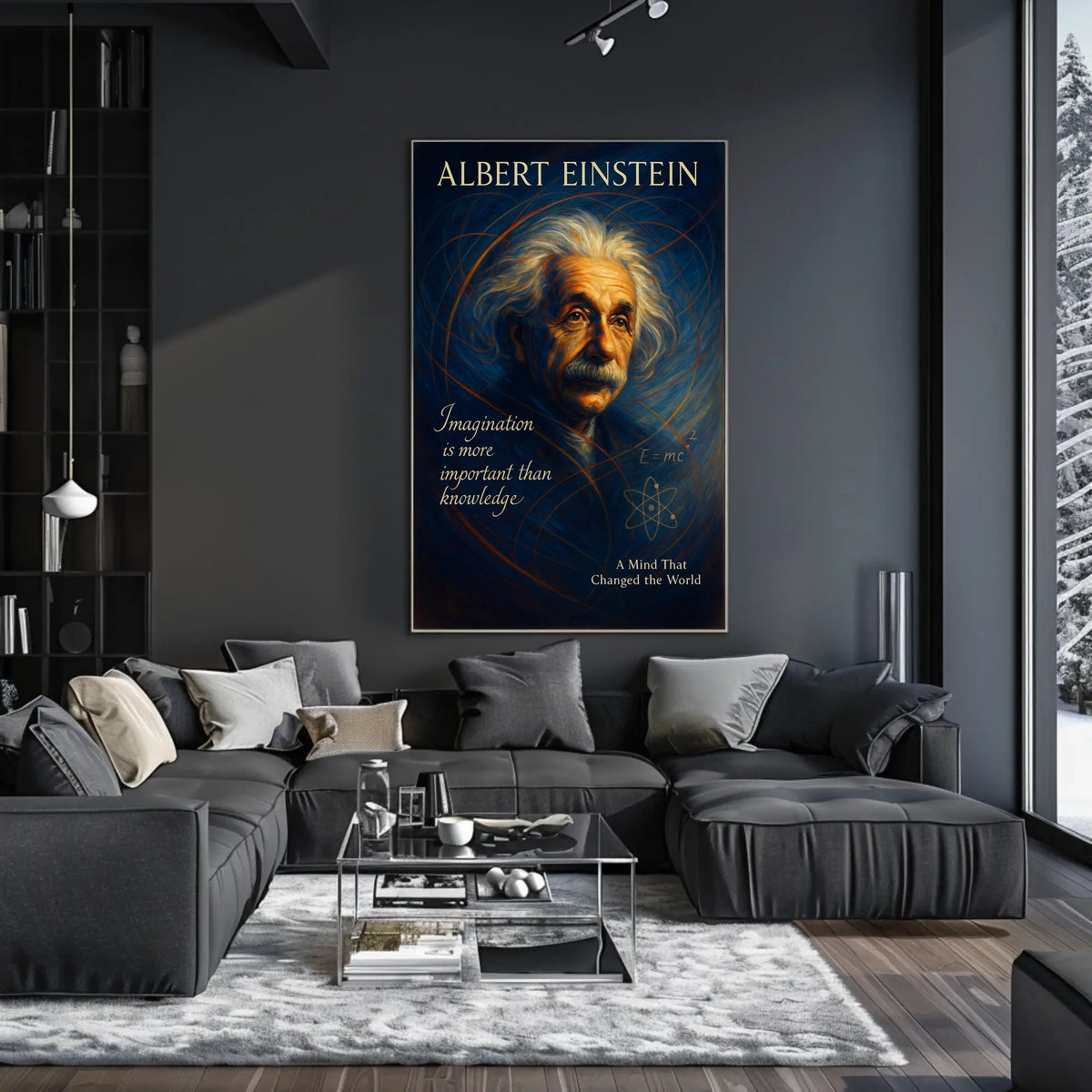 Albert Einstein A Mind That Changed the World Poster