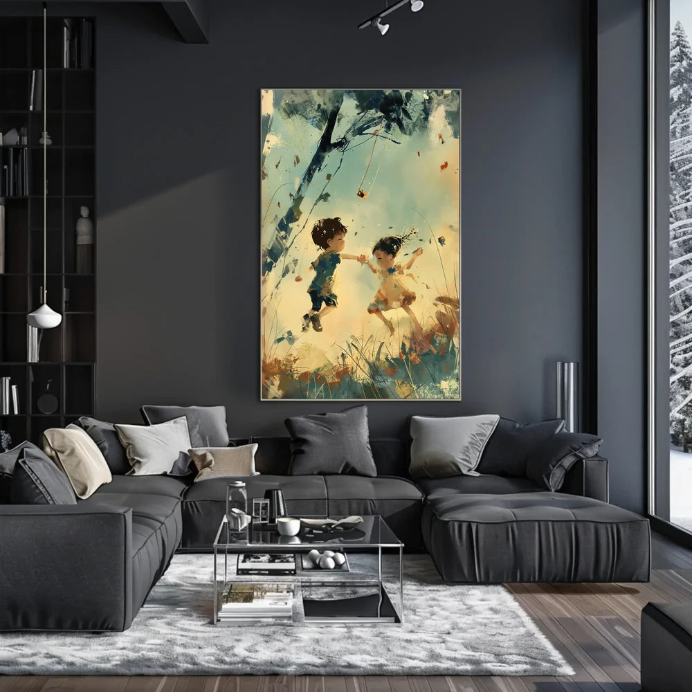 Vintage Art Deco Travel Destination Poster