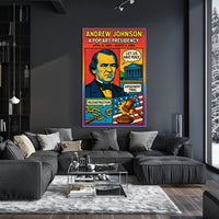 Andrew Johnson A Pop Art Presidency Poster