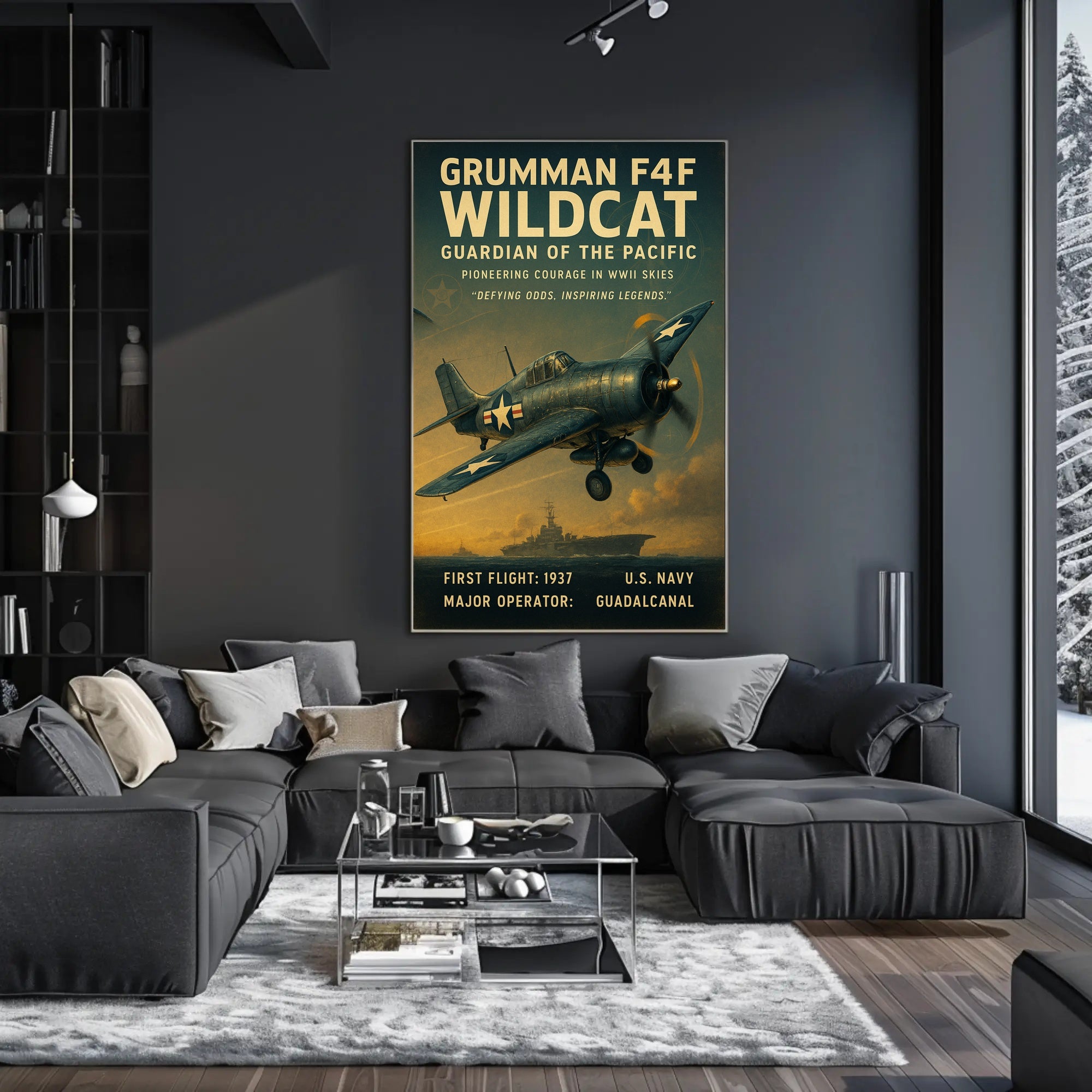Grumman F4F Wildcat Poster