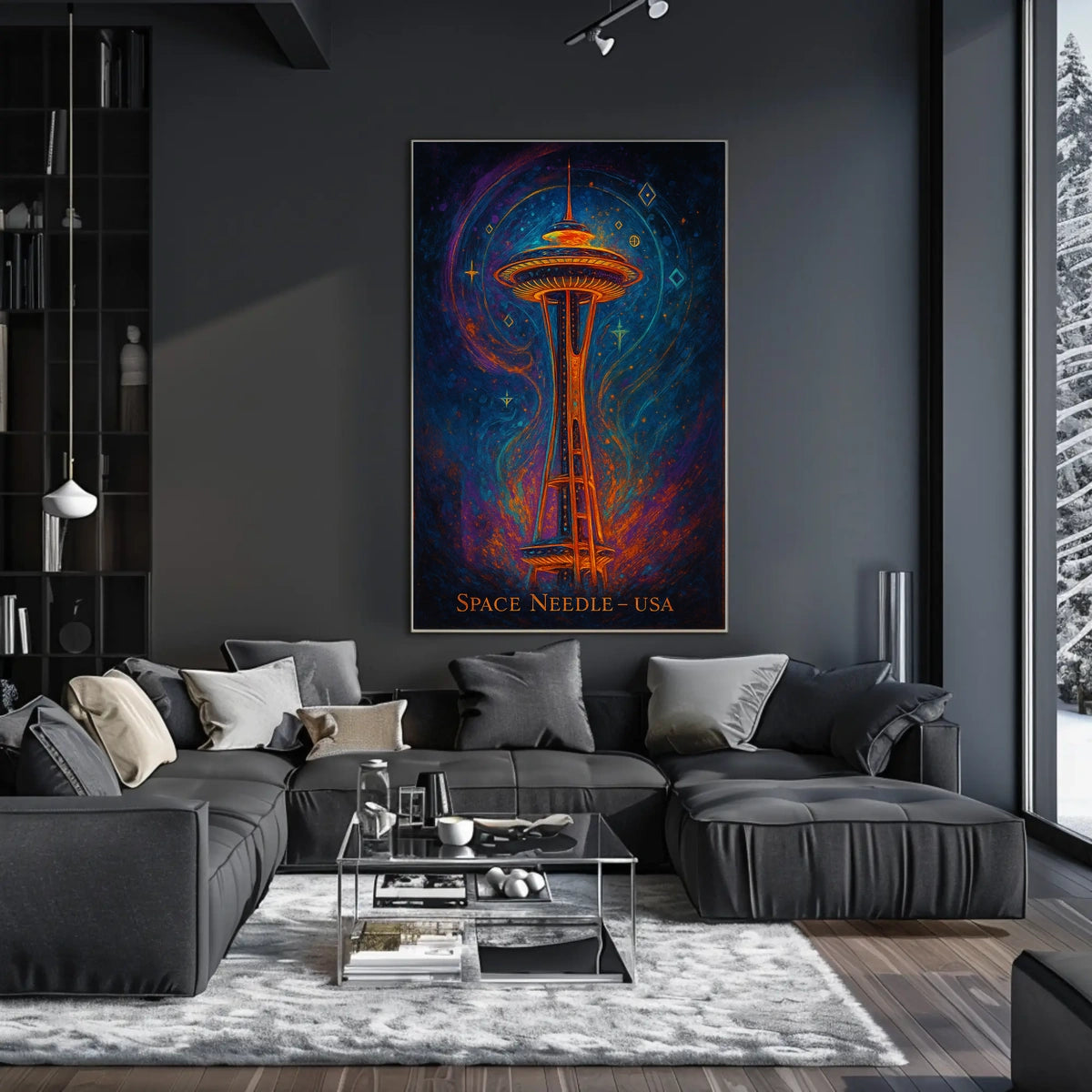 Space Needle USA Poster